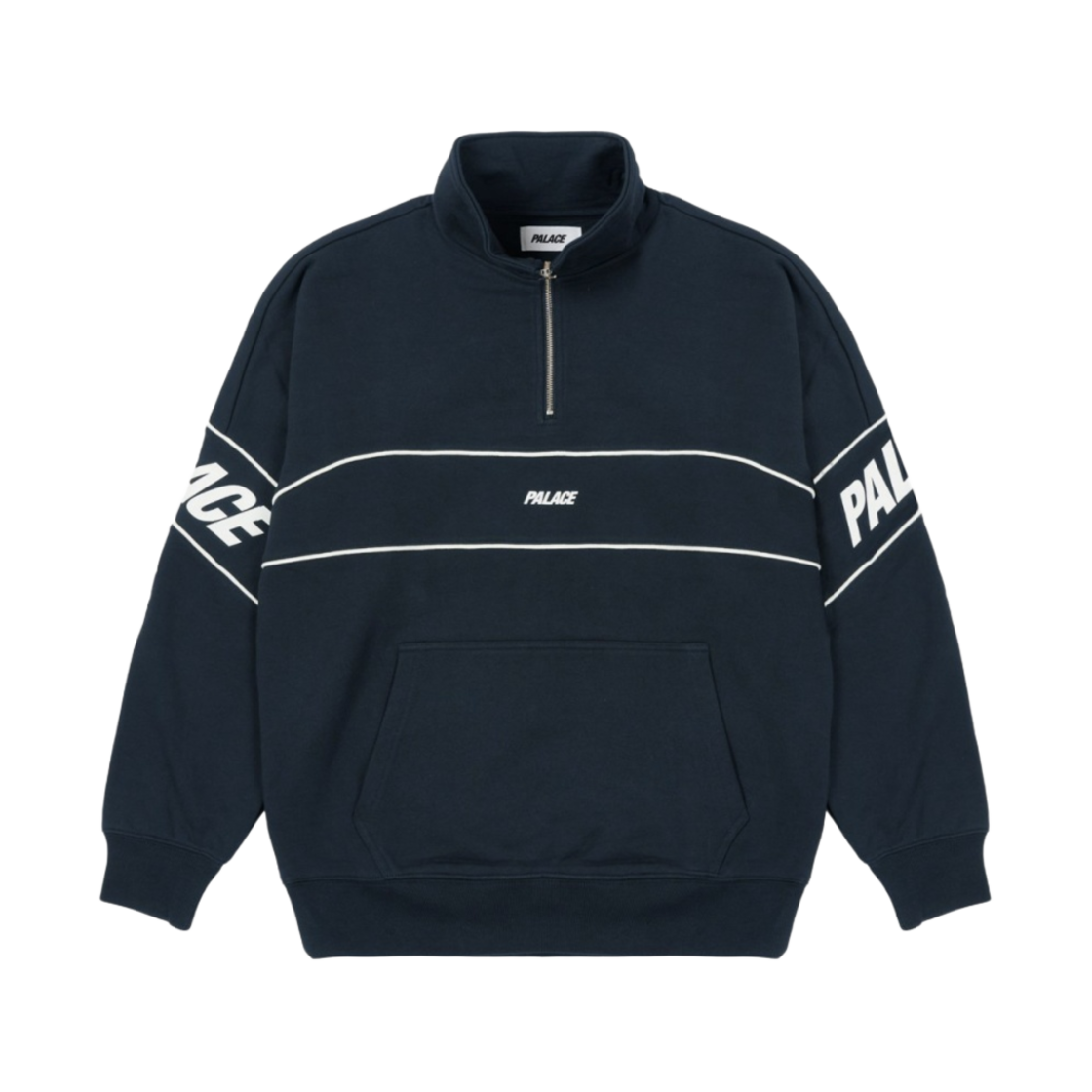 팔라스 파이프 드롭 숄더 퍼넬 네이비 - 21FW(Palace Pipe Drop Shoulder Funnel Navy - 21FW) - 1