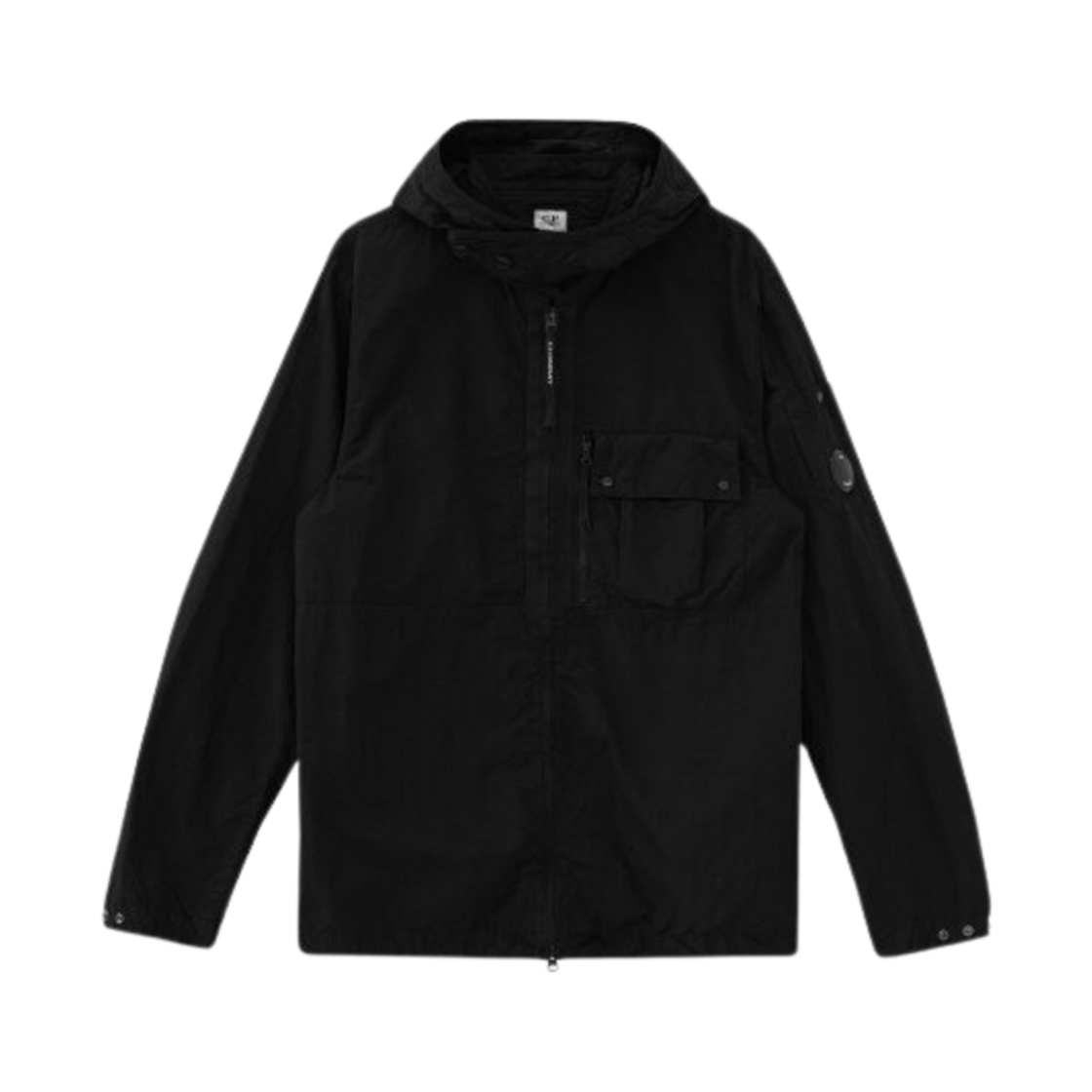 11CMOS153A005991G999 C.P. Company Flatt Nylon Overshirt Black - 21FW