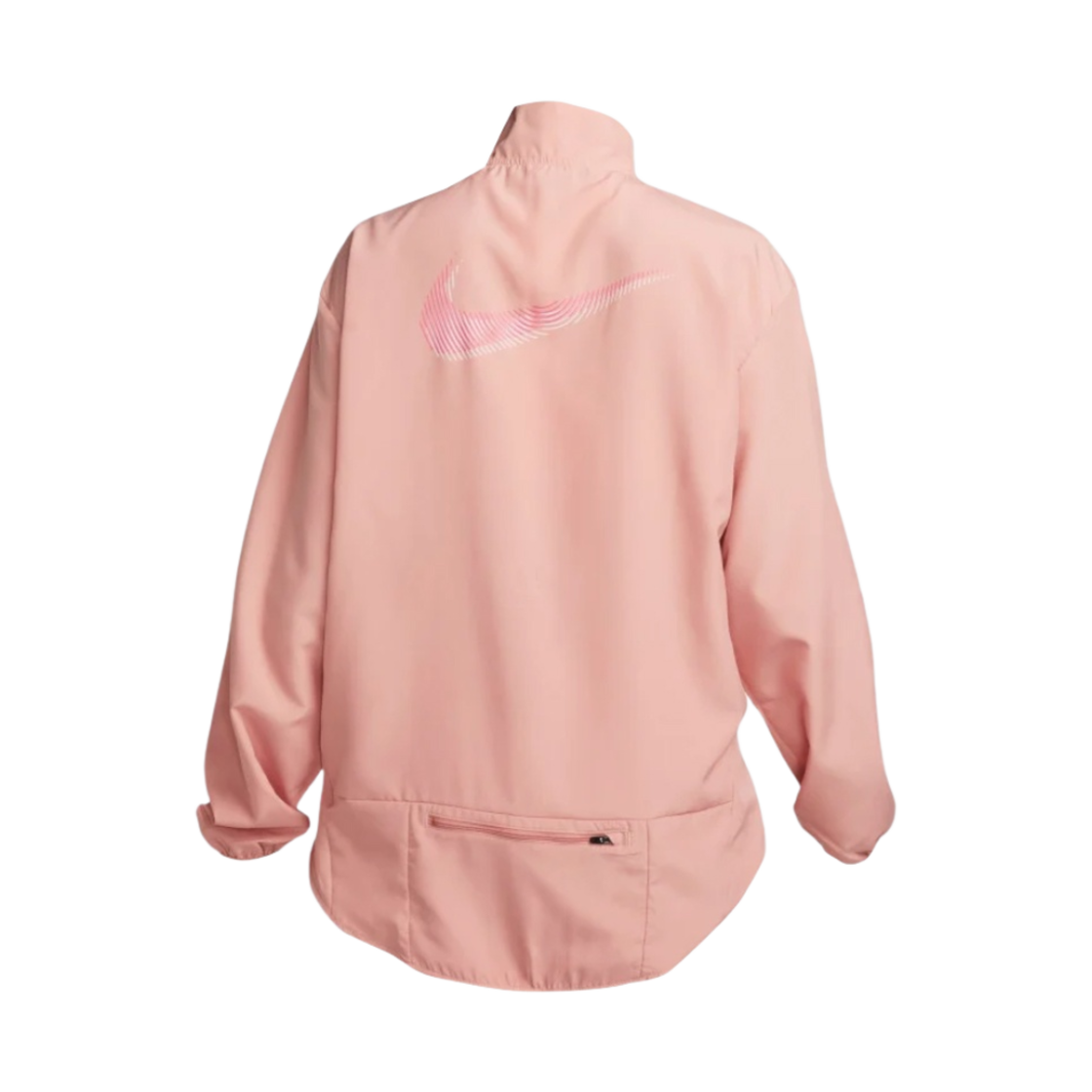 (W) 나이키 드라이핏 스우시 HBR 자켓 레드 스타더스트 - 아시아((W) Nike Dri-Fit Swoosh HBR Jacket Red Stardust - Asia) - 2