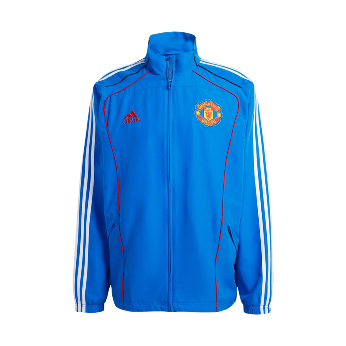 아디다스 맨체스터 유나이티드 UBP 트랙탑 블루 - KR 사이즈(Adidas Manchester United UBP Track Top Blue - KR Sizing)