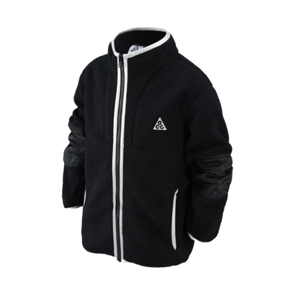 (키즈) 나이키 ACG 써마핏 플리스 풀 집 자켓 블랙 포톤 더스트((Kids) Nike ACG Therma-Fit Fleece Full Zip Jacket Black Photon Dust) - 1