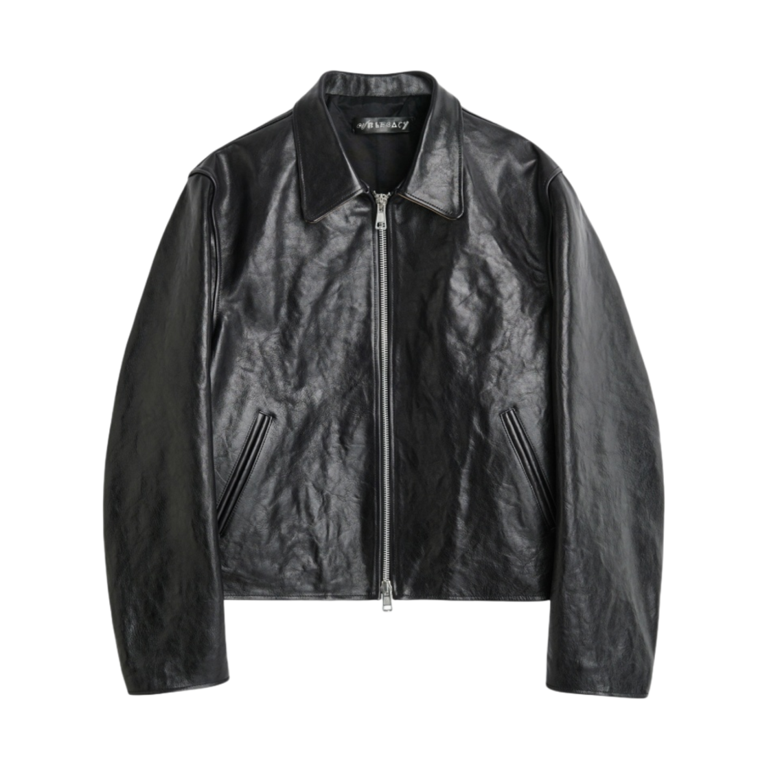 아워레가시 미니 자켓 탑 다이드 레더 블랙(Our Legacy Mini Jacket Top Dyed Leather Black)