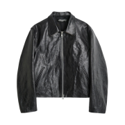 Our Legacy Mini Jacket Top Dyed Leather Black
