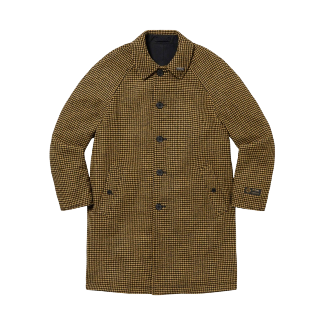 슈프림 리버시블 하운드스투스 오버코트 블랙 - 23FW