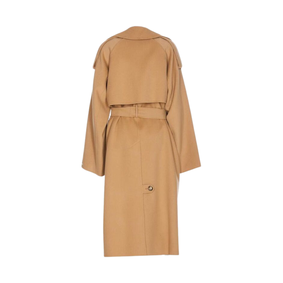 (W) 막스마라 스포츠맥스 피오레 롱 코트 카멜((W) Max Mara Sportmax Fiore Long Coat Camel) - 2