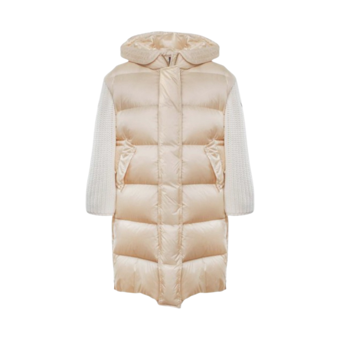 (키즈) 몽클레르 케이티프 롱 다운 자켓 버터((Kids) Moncler Katife Long Down Jacket Butter) - 1