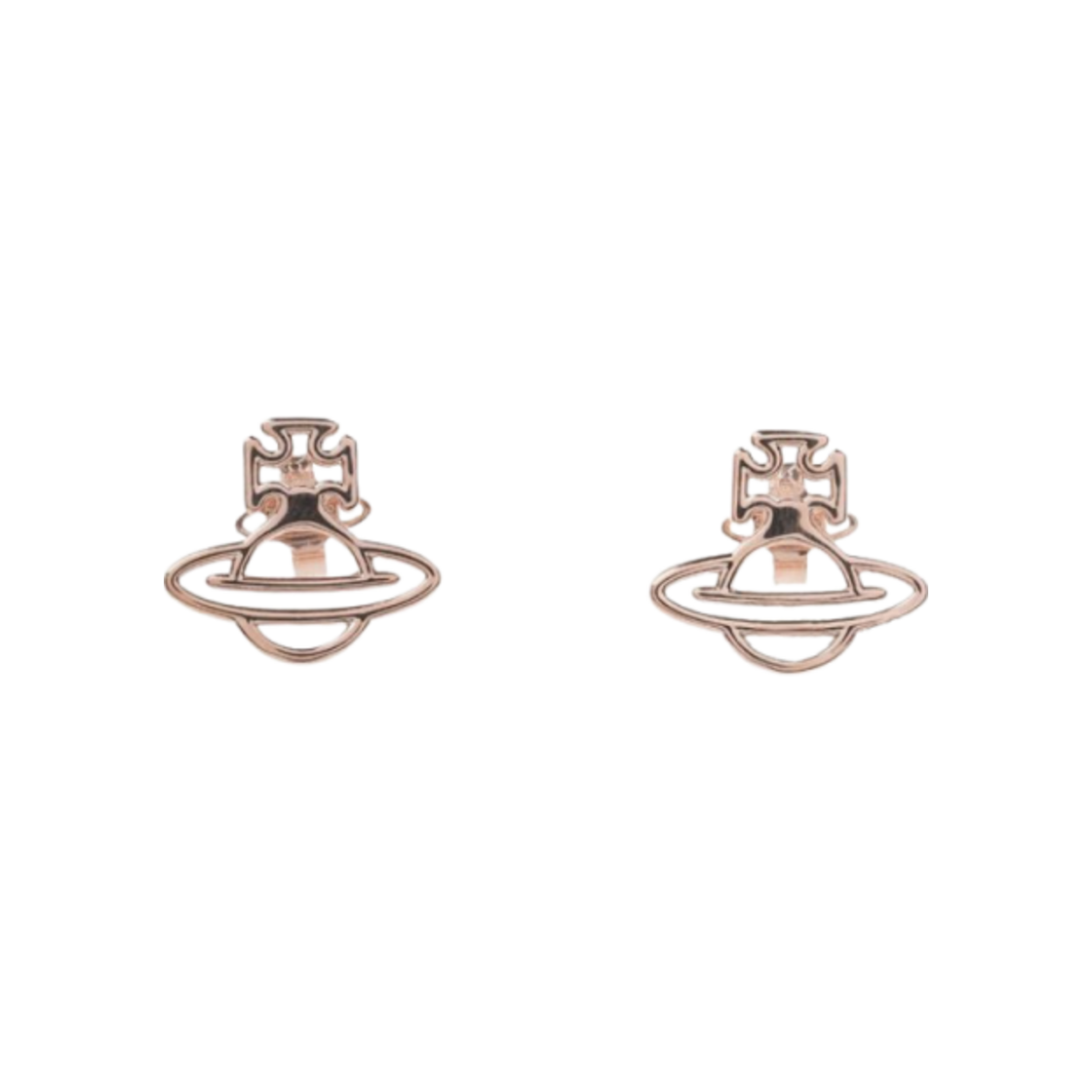 62010332-G002 (W) Vivienne Westwood Perla Earrings Brass Pink Gold