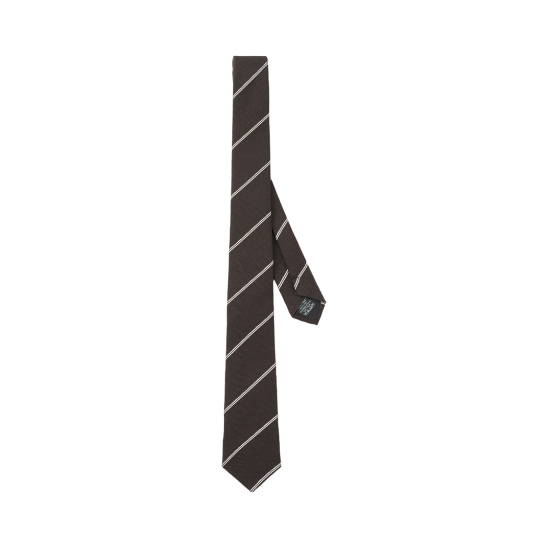 티엔지티 울블랜드 스트라이프 슬림 타이 버건디(TNGT Wool Blend Stripe Slim Tie Burgundy)