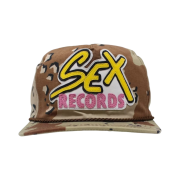 Chrome Hearts Matty Boy Sex Records 5 Panel Hat Chocolate Chip Camo