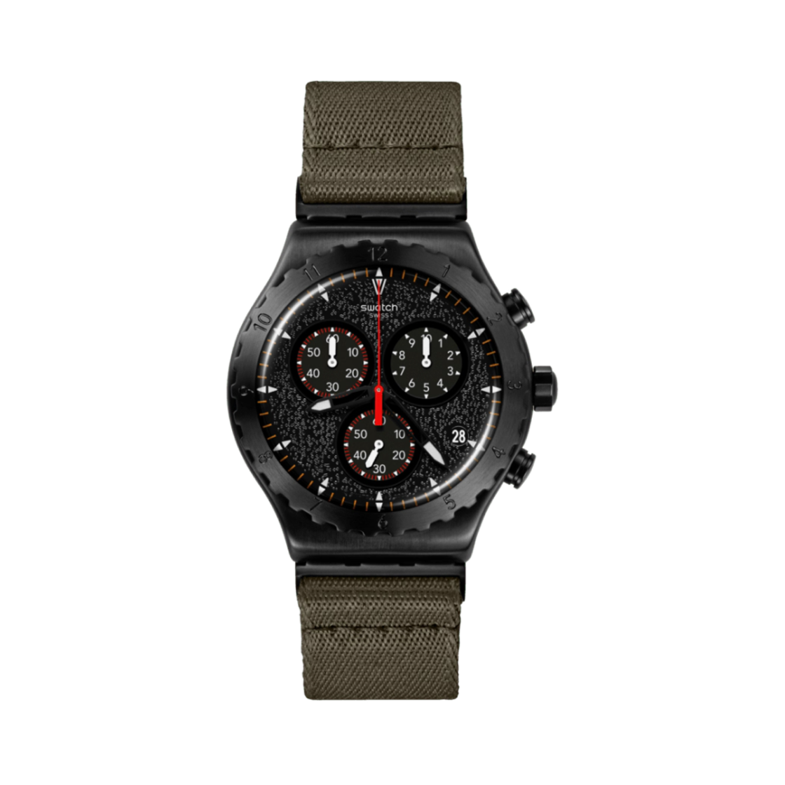 스와치 바이 더 본파이어 쿼츠 카키(Swatch By The Bonfire Quartz Khaki)