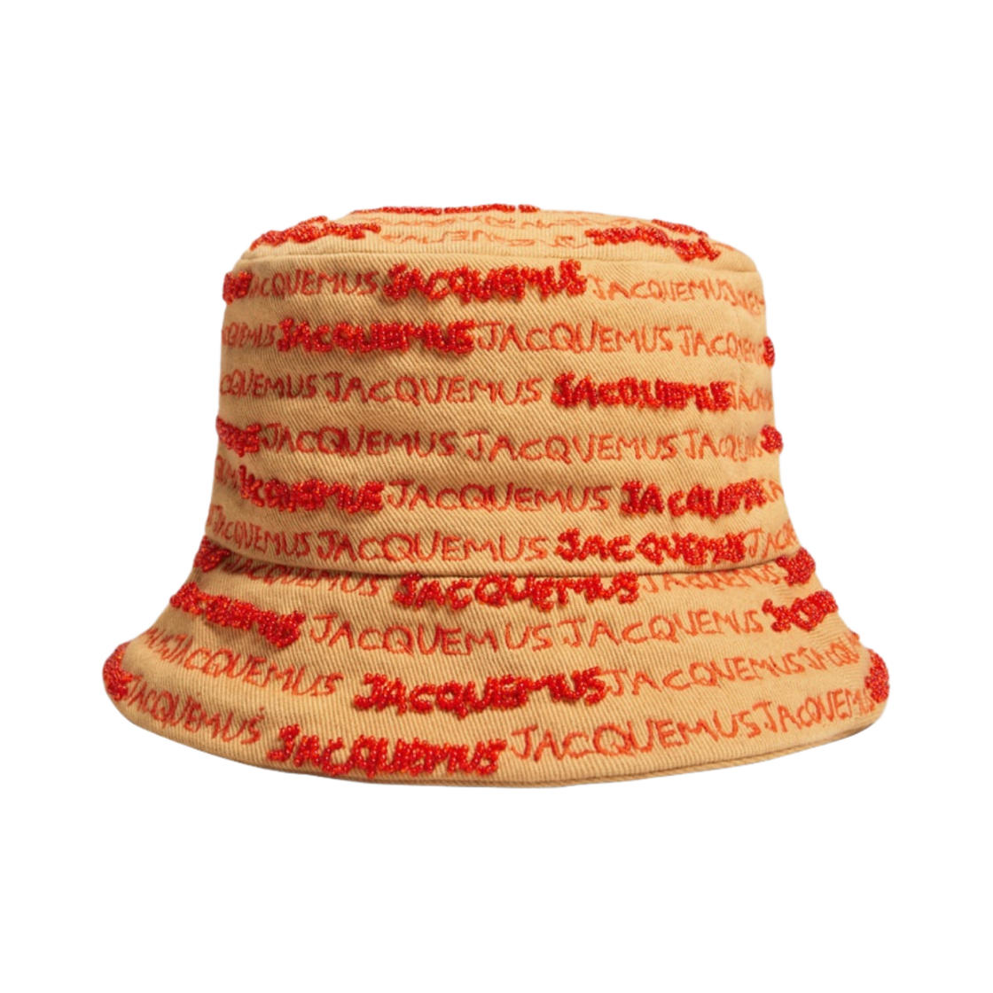 자크뮈스 르 밥 보르다도 자수 로고 버킷햇 베이지(Jacquemus Le Bob Bordado Embroidered Logo Bucket Hat Beige) - 1