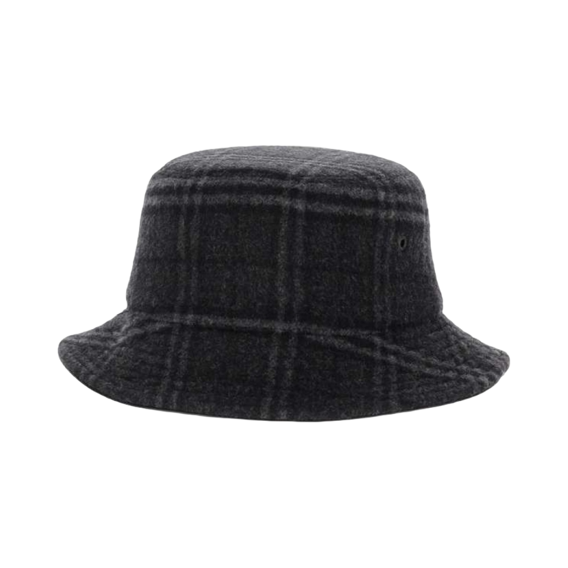 버버리 체크 울 캐시미어 버킷햇 차콜(Burberry Check Wool Cashmere Bucket Hat Charcoal) - 1