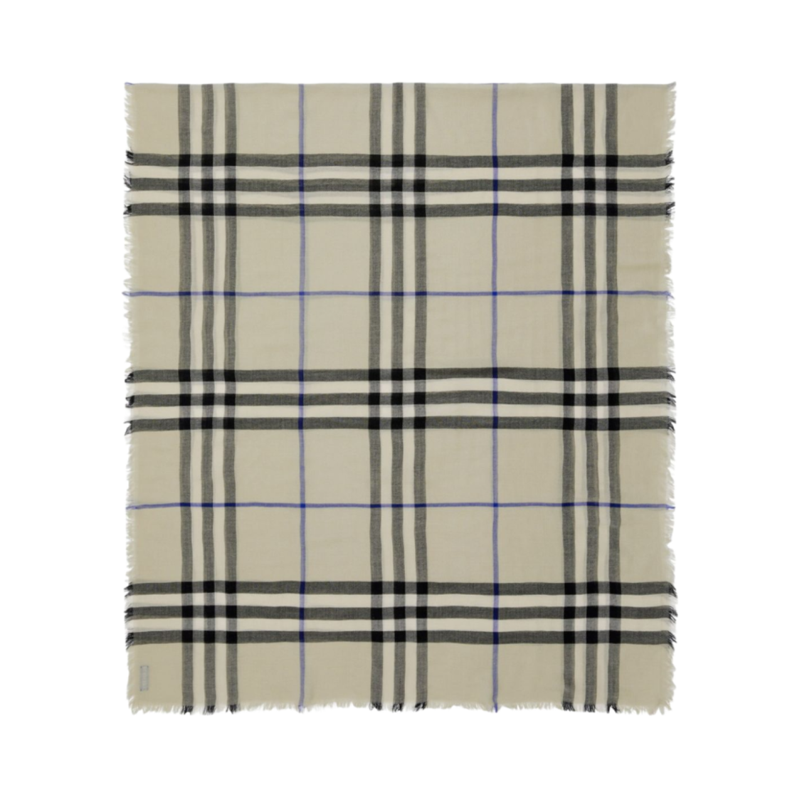8085068 Burberry Vintage Check Wool Scarf Beige