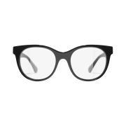 Chanel Cat Eye Eyeglasses Acetate & Black
