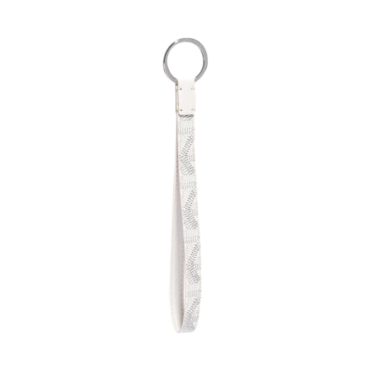 APMSESAME-50 Goyard Sesame Strap Keyring White