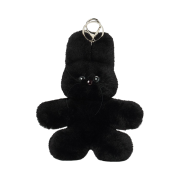 Lelbobrown Bunny Keyring Black