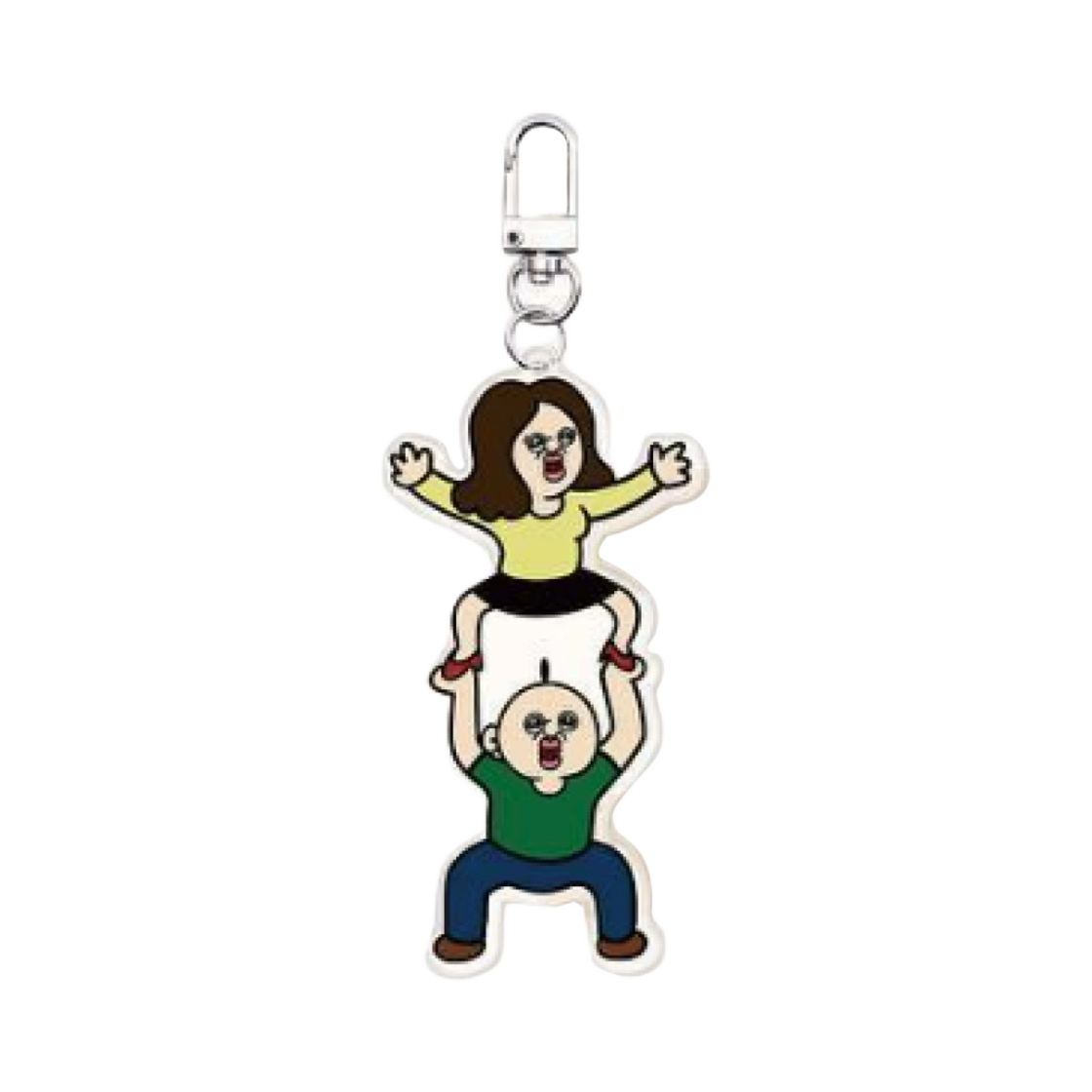 빵빵이 옥지 든 키링