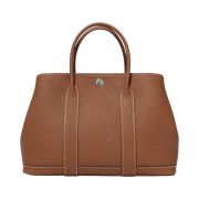 Hermes Garden Party 30 Bag Negonda & Palladium Gold