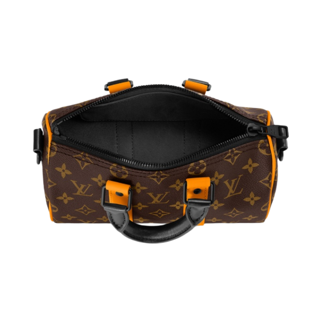 루이비통 키폴 반둘리에 25 모노그램 마카사르 샤프론 오렌지(Louis Vuitton Keepall Bandoulier 25 Monogram Macassar Saffron Orange) - 3
