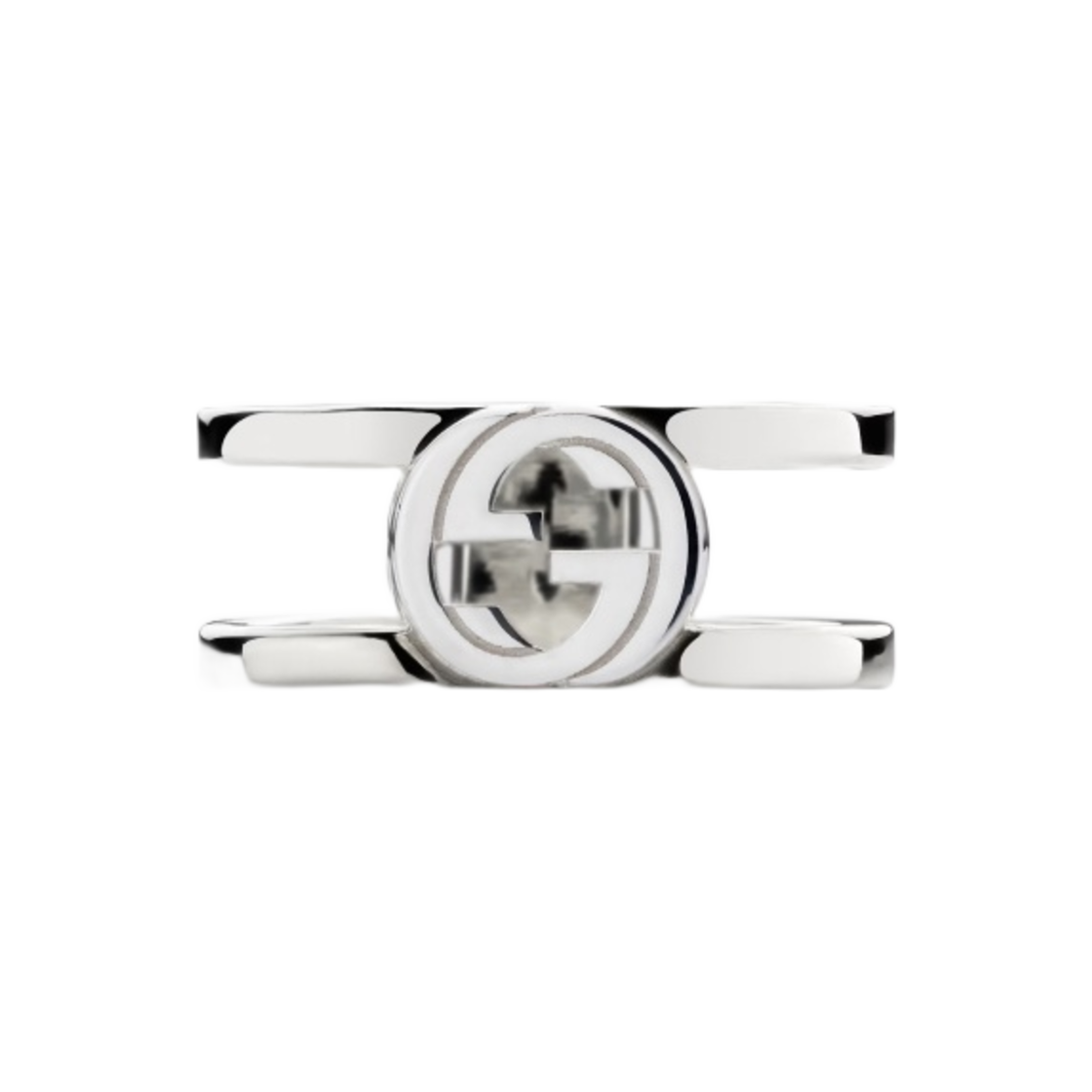 구찌 인터로킹 와이드 링 925 스털링 실버(Gucci Interlocking Wide Ring 925 Sterling Silver) - 1