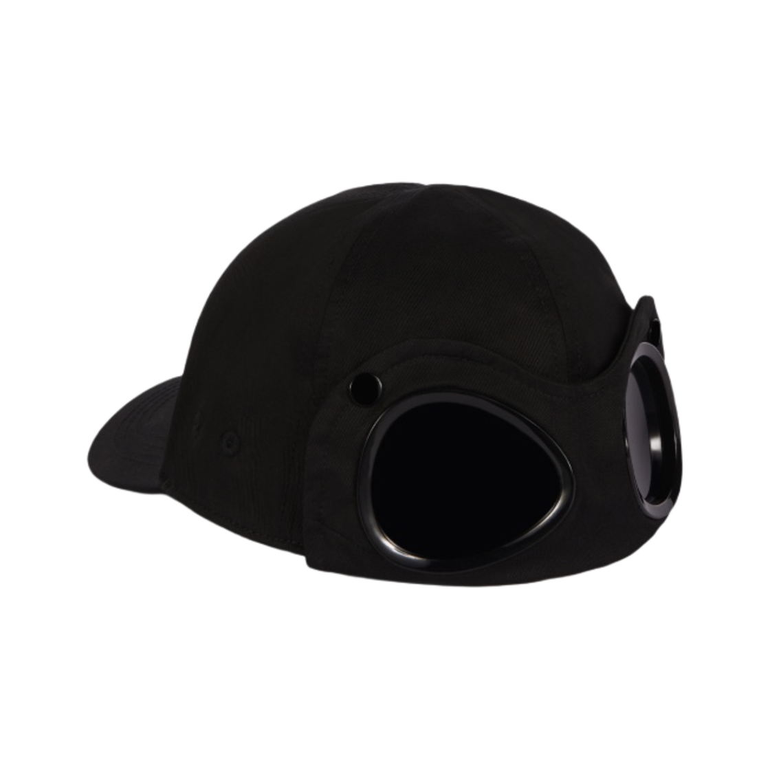 (키즈) C.P. 컴퍼니 개버딘 고글 캡 블랙 - 23SS((Kids) C.P. Company Gabardine Goggle Cap Black - 23SS) - 3