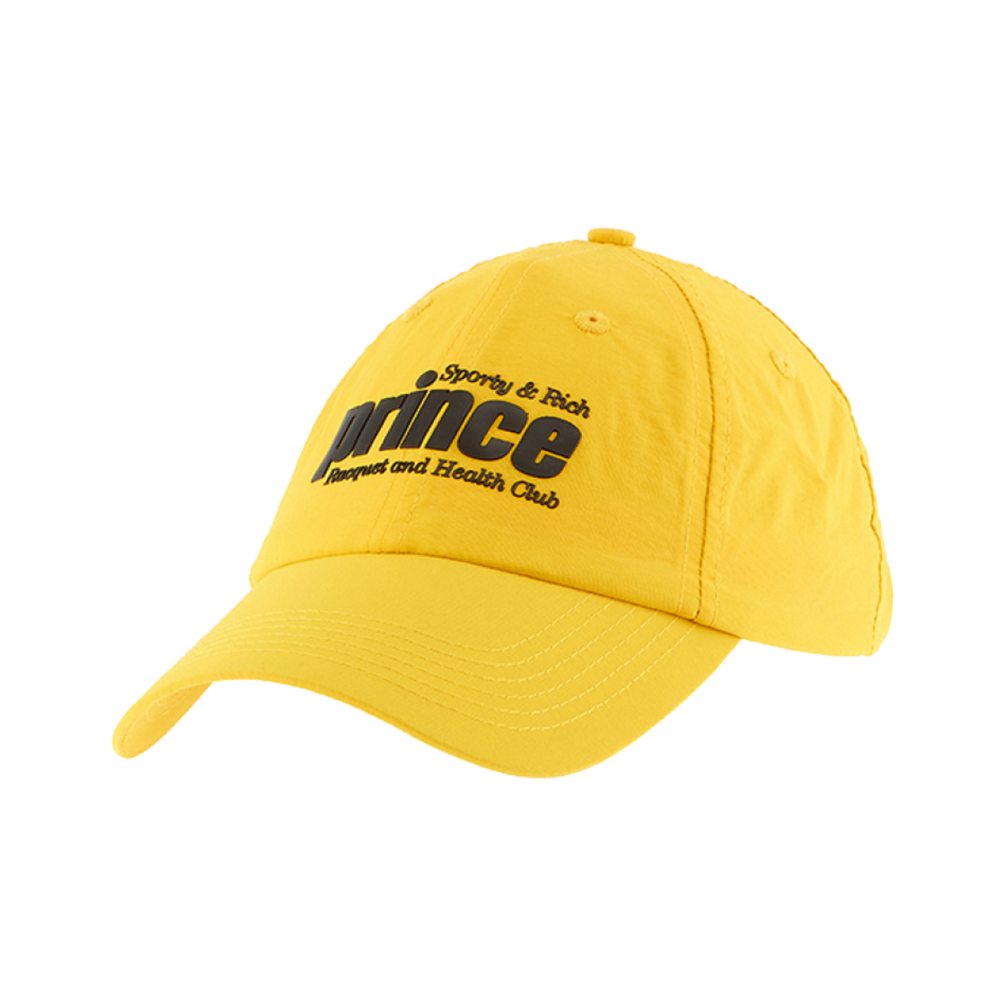 스포티 앤 리치 프린스 스포티 나일론 캡 옐로우(Sporty & Rich Prince Sporty Nylon Cap Yellow) - 1