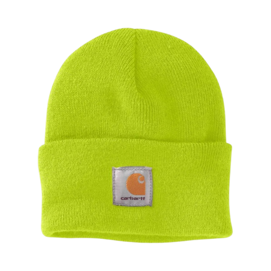 A18-BLM Carhartt Knit Cuffed Beanie Bright Lime