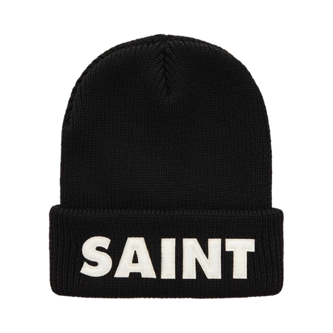세인트 마이클 니트 캡 세인트 블랙 - 23AW