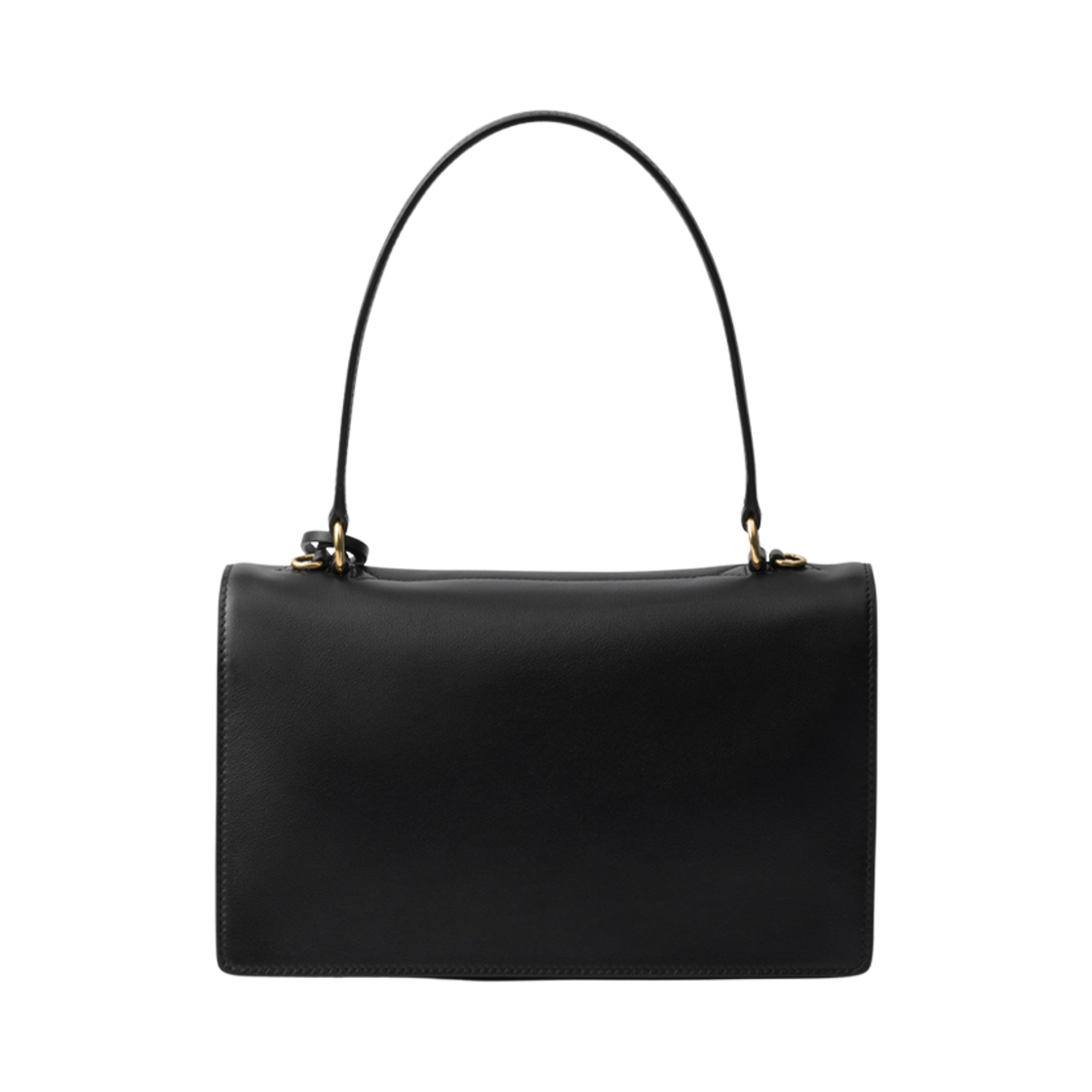 프라다 소프트 사운드 미디움 레더 숄더백 블랙(Prada Soft Sound Medium Leather Shoulder Bag Black) - 2