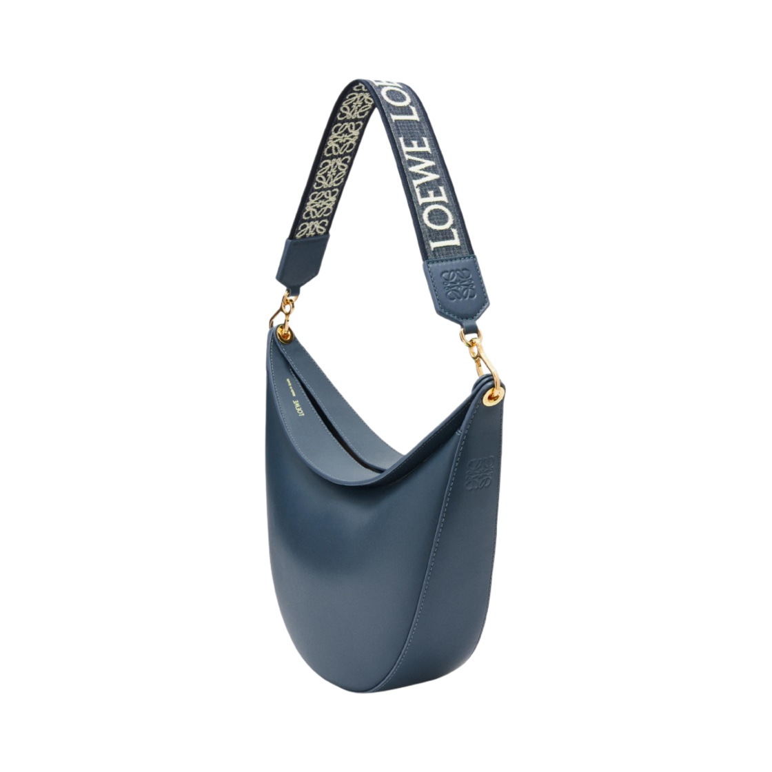 로에베 루나백 사틴 카프스킨 앤 자카드 오닉스 블루(Loewe Luna Bag in Satin Calfskin and Jacquard Onyx Blue) - 2