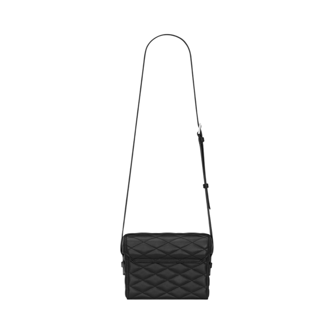 생로랑 퀼티드 램스킨 준 박스백 블랙(Saint Laurent June Box Bag in Quilted Lambskin Black) - 4