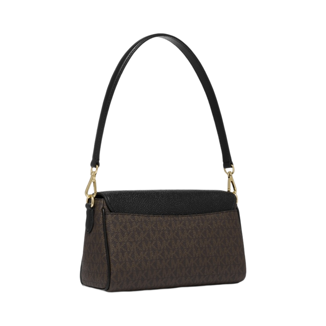 마이클 코어스 플레르 스몰 로고 컬러 블록 크로스바디백 블랙 브라운(Michael Kors Fleur Small Logo Color Block Crossbody Bag Black Brown) - 3