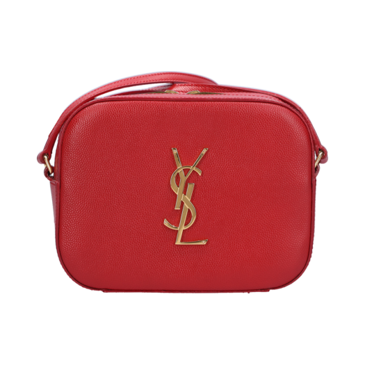 ITC4JBFPM54I Saint Laurent Monogram Camera Bag Leather Red