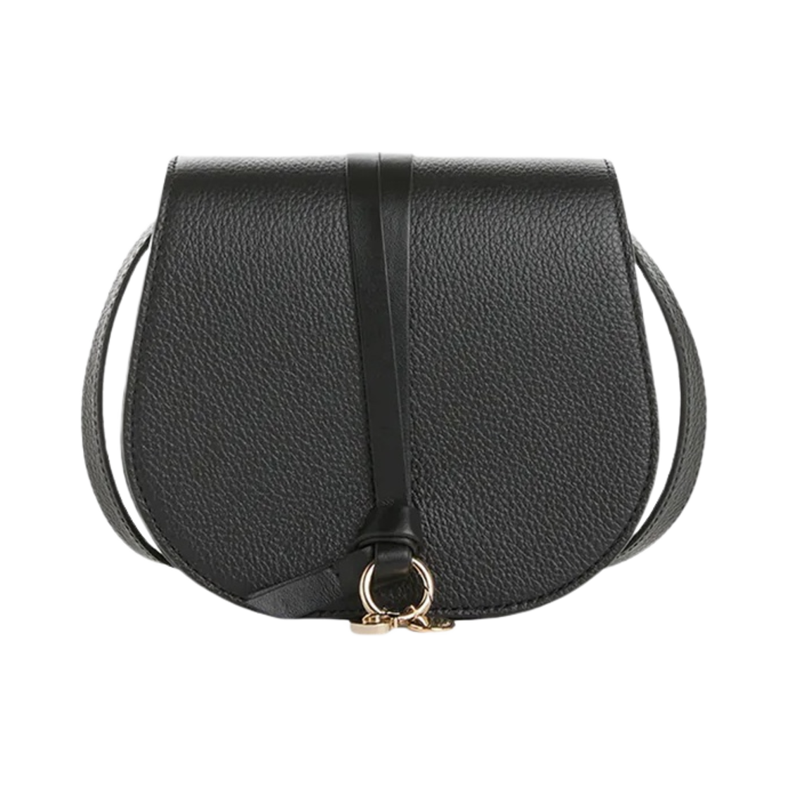 끌로에 알파벳 미니 새들백 블랙(Chloe Alphabet Mini Saddle Bag Black) - 1