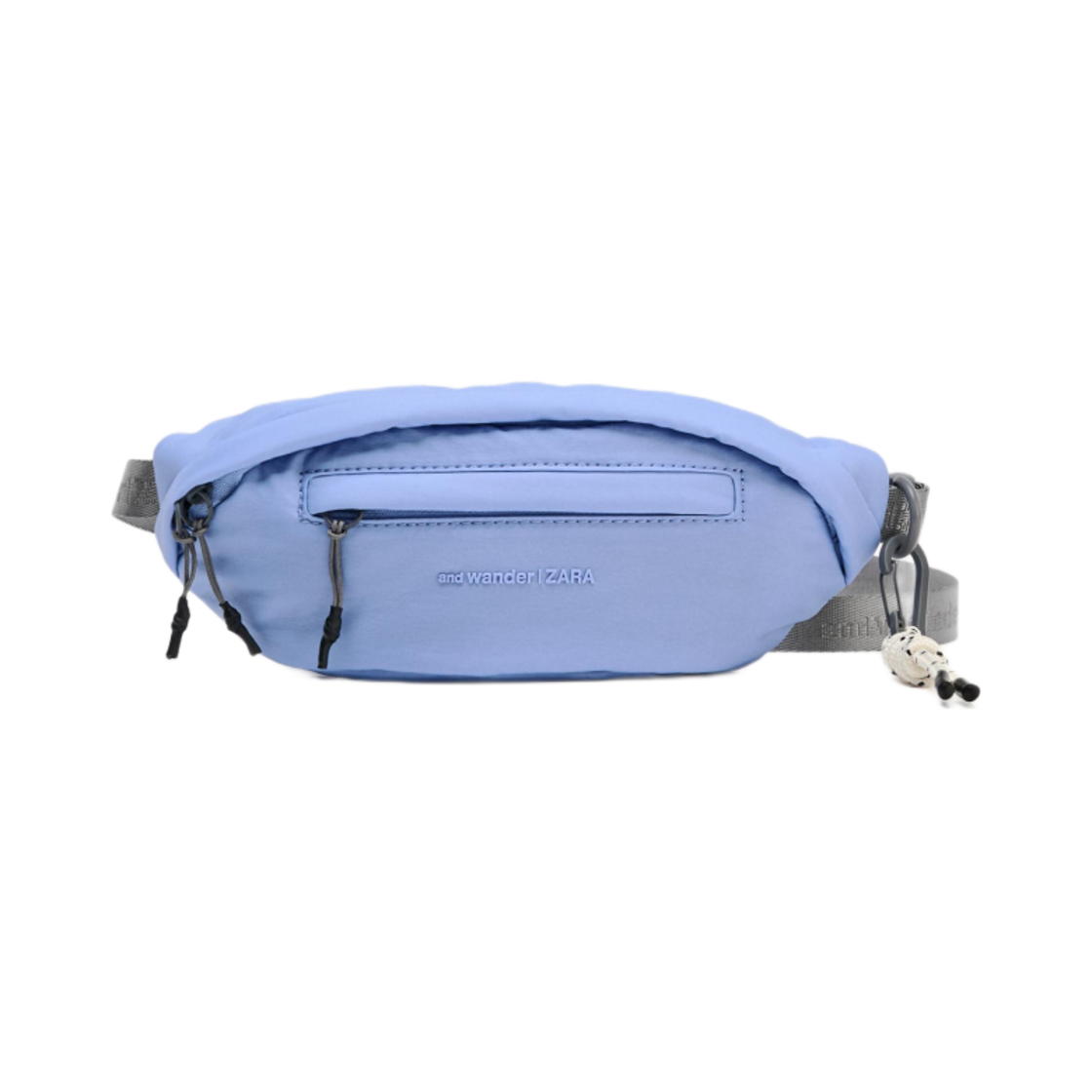(W) 자라 x 앤드 원더 벨트 백 블루((W) Zara x And Wander Belt Bag Blue)