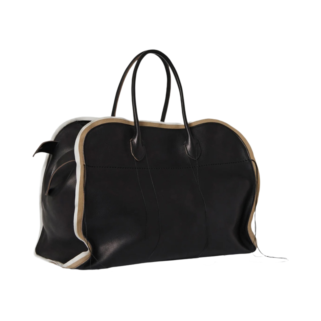 더 로우 살파 마고 17 레더 백 블랙(The Row Salpa Margaux 17 Bag in Leather Black) - 2
