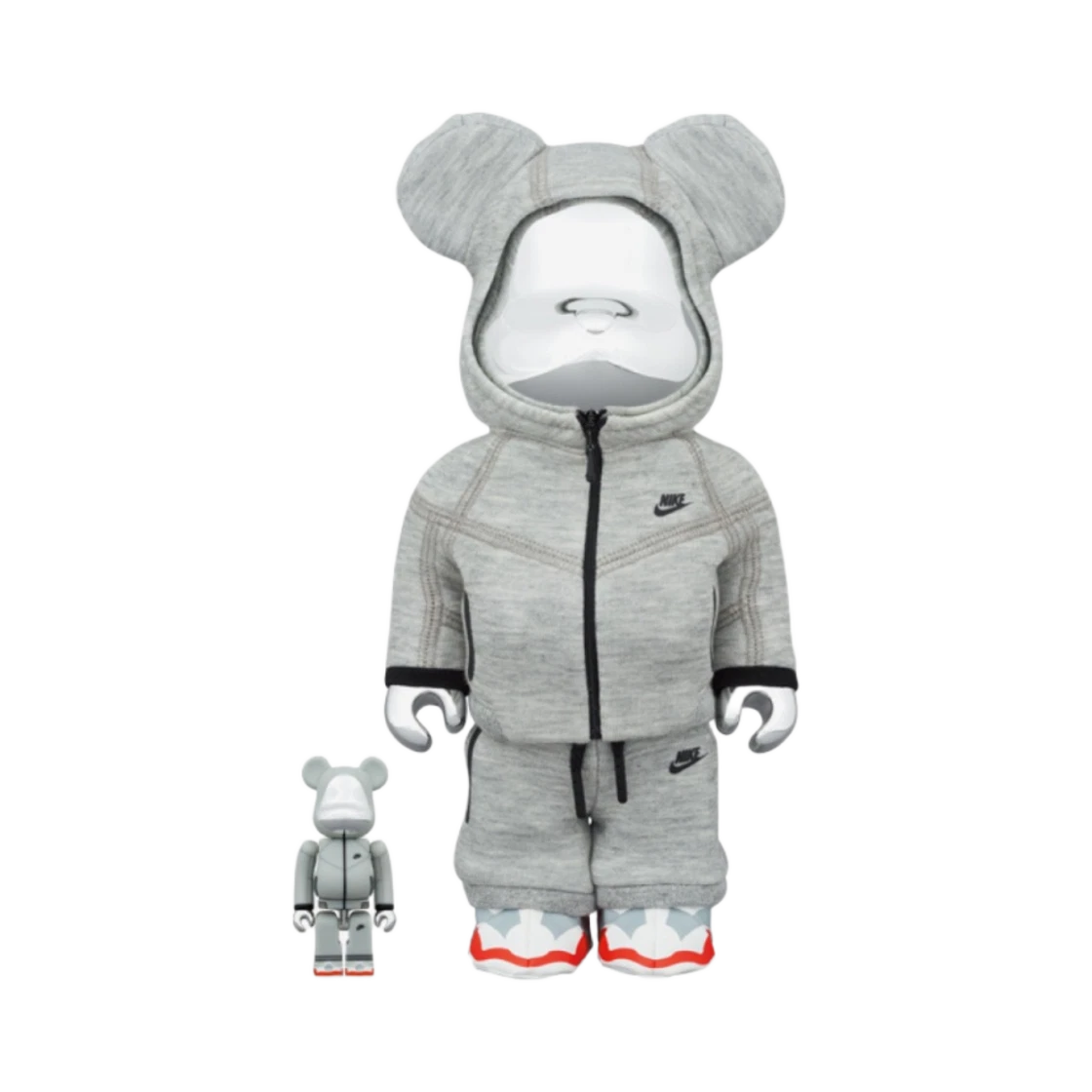 Bearbrick Bearbrick x Nike Tech Fleece N98 100% & 400& Set · ONE SIZE