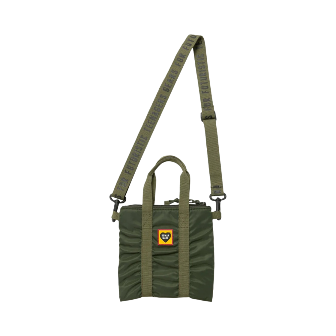 휴먼 메이드 미니 헬멧백 올리브 드랩(Human Made Mini Helmet Bag Olive Drab) - 2