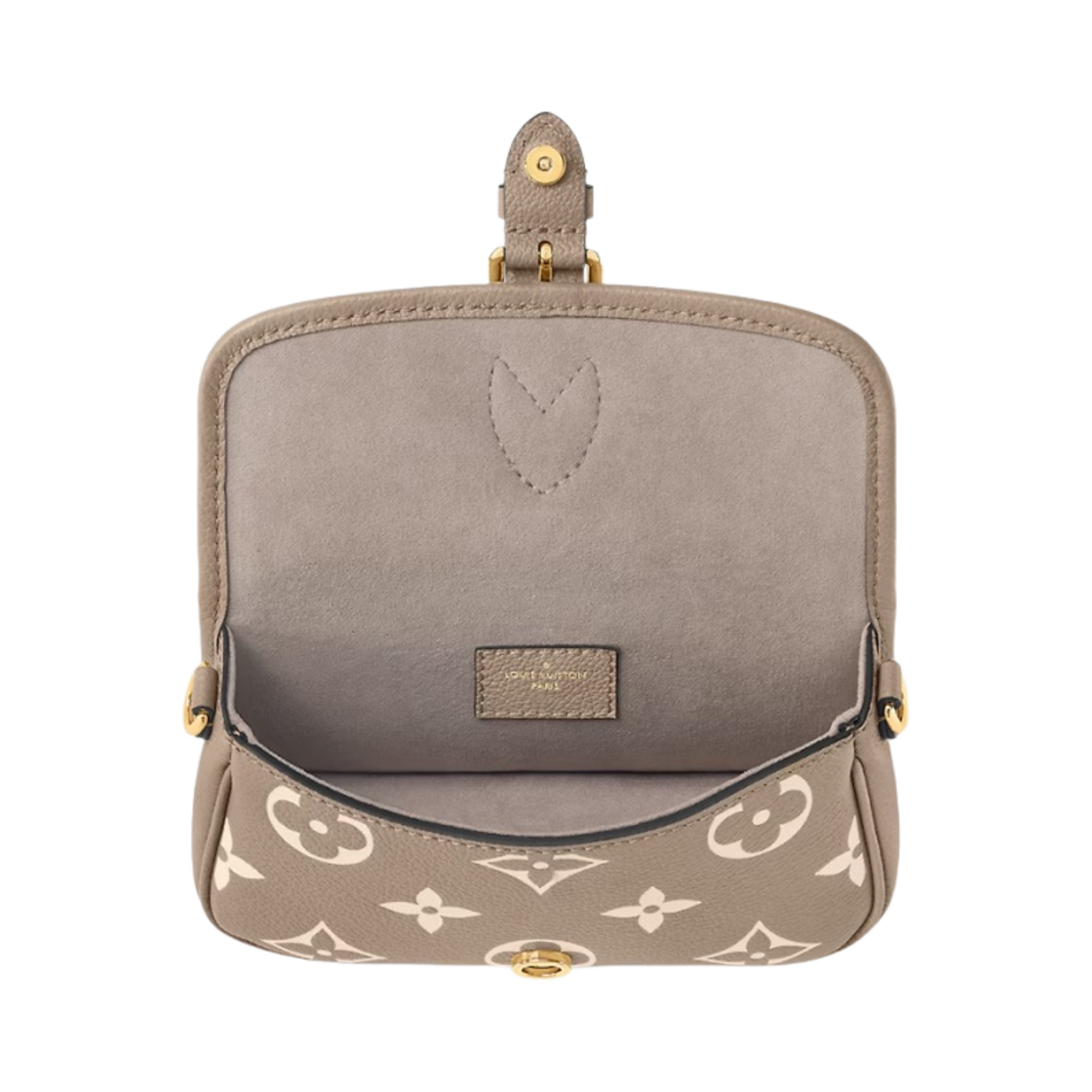 루이비통 나노 다이앤 바이컬러 모노그램 앙프렝뜨 레더 투르텔 베이지(Louis Vuitton Nano Diane Bicolor Monogram Empreinte Leather Tourterelle Beige) - 3