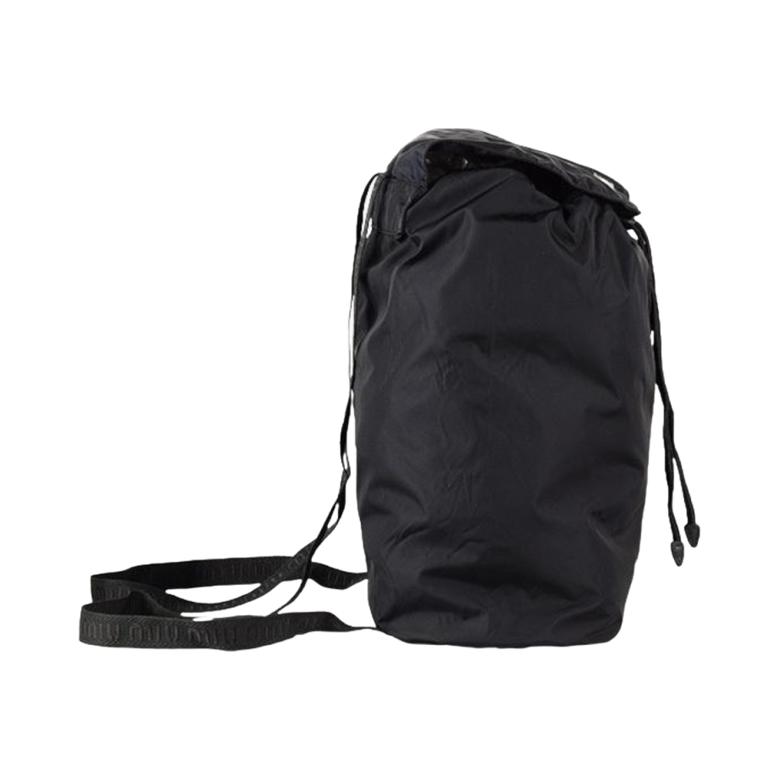 미우 미우 로고 패치 패커블 나일론 백팩 블랙(Miu Miu Logo Patch Packable Nylon Backpack Black) - 2