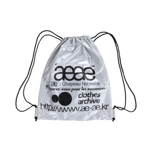 AEAE☆WEB LOGO CHECK GYM SACK AEAE Web Logo Gym Sack: Black - The Perfect Gym Accessory