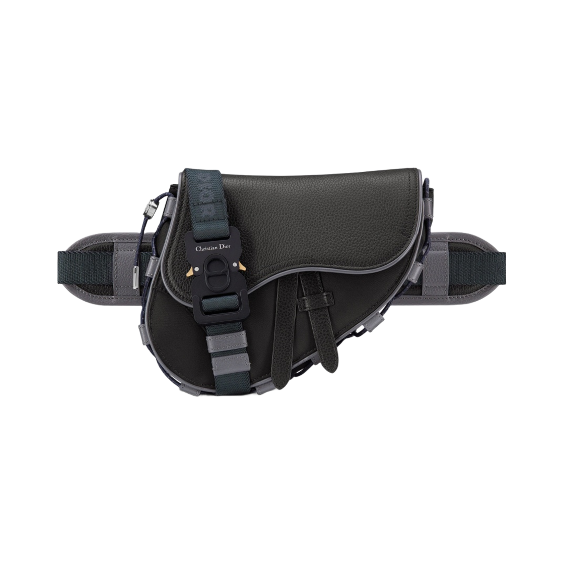 1ADCA374USC-H15E Dior x Sacai Mini Saddle Bag Black