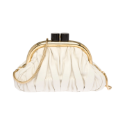 Miu Miu Matelasse Nappa Leather Miu Belle Bag White