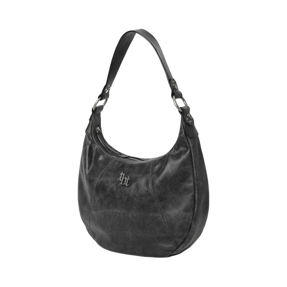 쓰리타임즈 큐리오 백 빈티지 차콜(Threetimes Curio Bag Vintage Charcoal) - 2