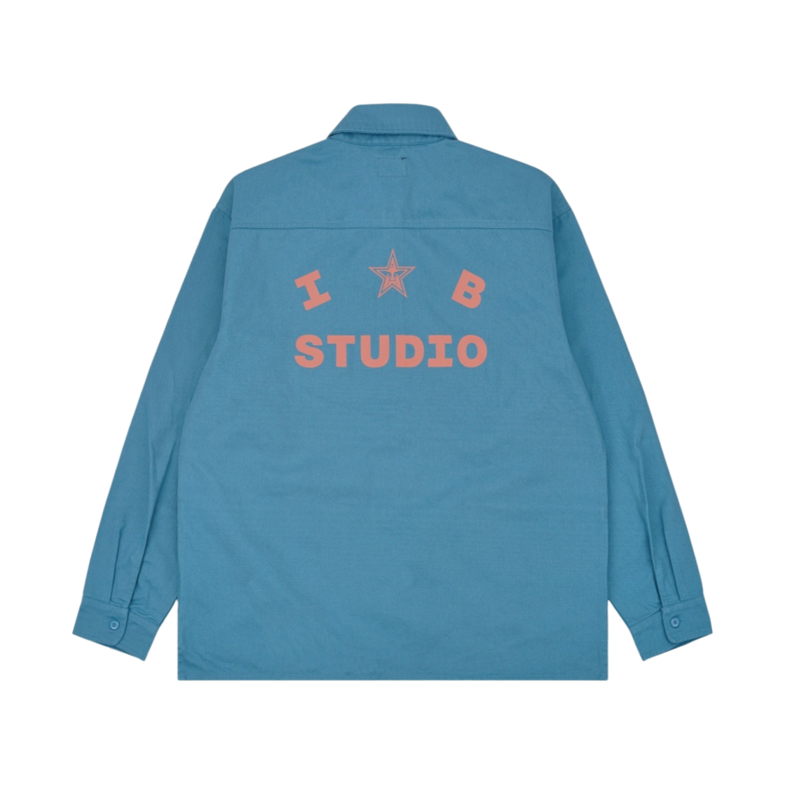 아이앱 스튜디오 x 오베이 볼드 셔츠 자켓 블루(IAB Studio x Obey Bold Shirt Jacket Blue)