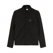 C.P. Company Metropolis Series Chrome-R Mixed Overshirt Black - 21SS