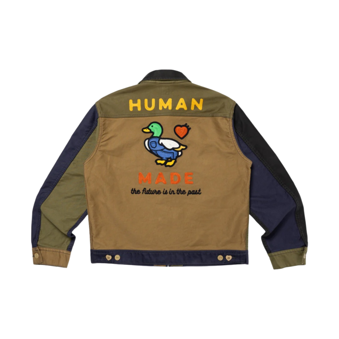 휴먼 메이드 집업 워크 자켓 네이비(Human Made Zip-Up Work Jacket Navy) - 2
