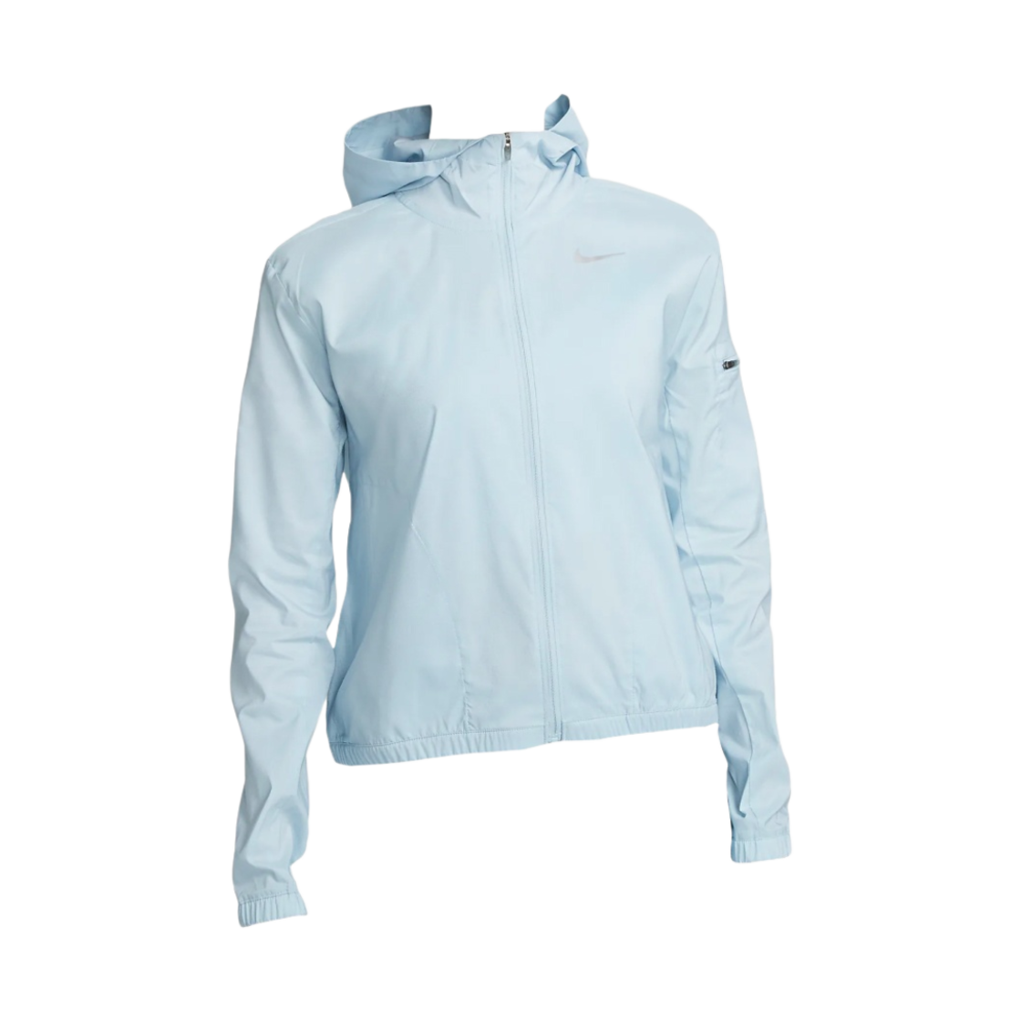 (W) 나이키 임파서블리 라이트 후드 러닝 자켓 오션 블리스 - 아시아((W) Nike Impossibly Light Hooded Running Jacket Ocean Bliss - Asia)
