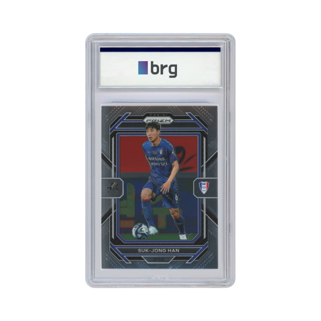 파니니 프리즘 K 리그 K 리그 1 #141 수원 삼성 블루윙즈 한석종 베이스 축구 카드 2023(Panini Prizm K League K League 1 #141 Suwon Samsung Bluewings Han Suk Jong Base Soccer Card 2023) - 1