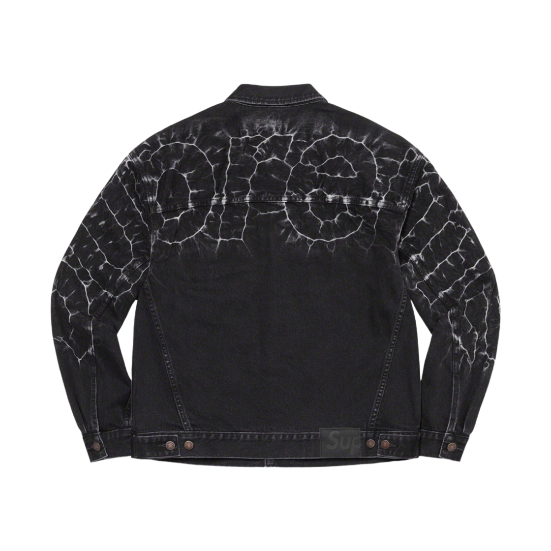 슈프림 시보리 데님 트러커 자켓 블랙 - 23SS(Supreme Shibori Denim Trucker Jacket Black - 23SS) - 2